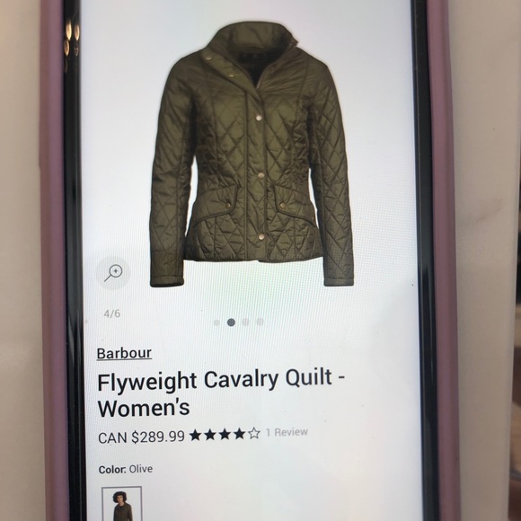 Women’s Barbour Jacket - Cavalry Quilt - Picture 3 of 3